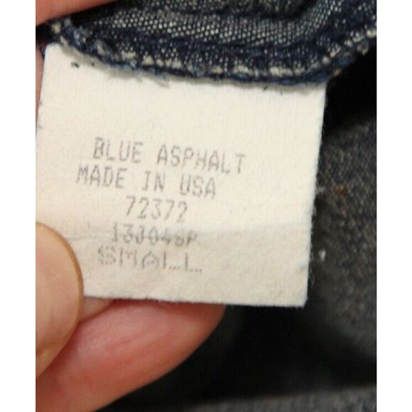 Vintage Small Denim Jumpsuit Y2K Flare Western Retro Festival Stretch Boho - Picture 14 of 15